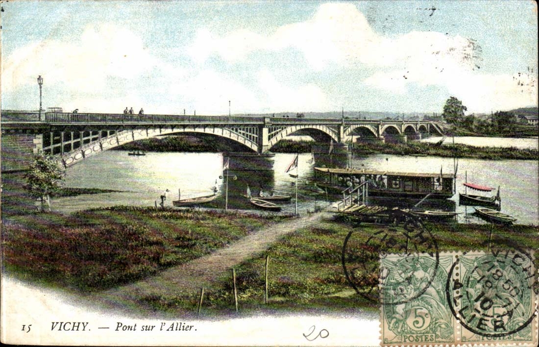 Vichy CPA Pont sur l'Allier