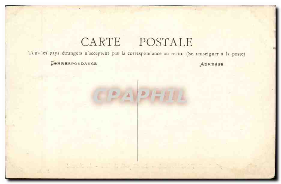 CPA Paray le Monial La chapelle de bois Le carmel — Verso