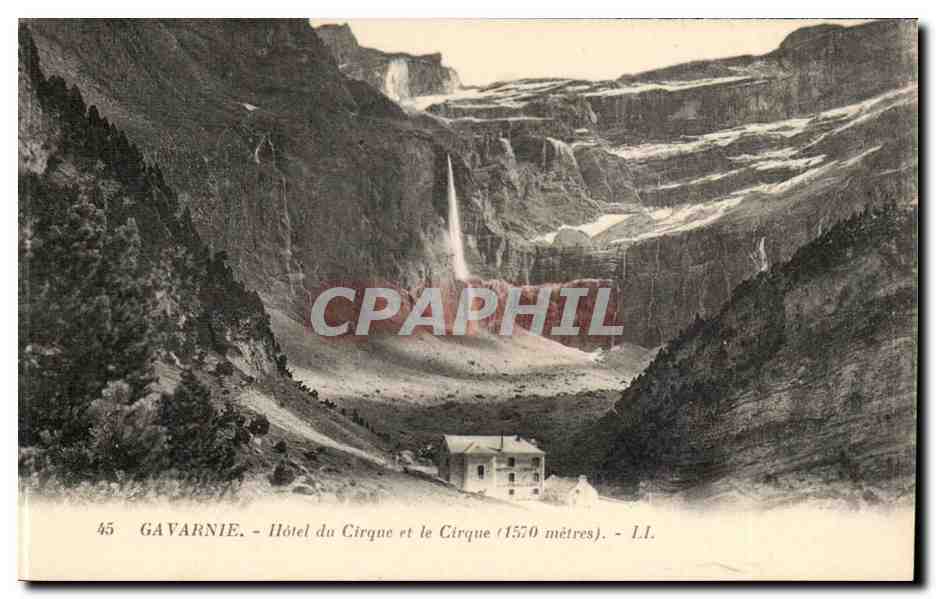 CPA Gavarnie Hotel du cirque et le cirque (1570m)