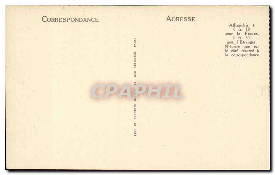 CPA Gavarnie Hotel du cirque et le cirque (1570m) — Verso
