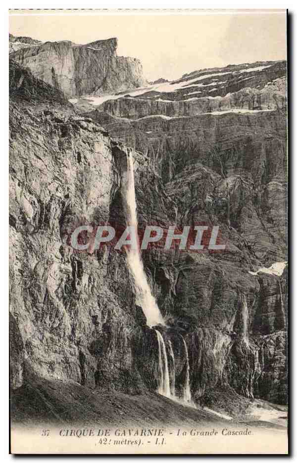 CPA Gavarnie Le cirque La grande cascade 
