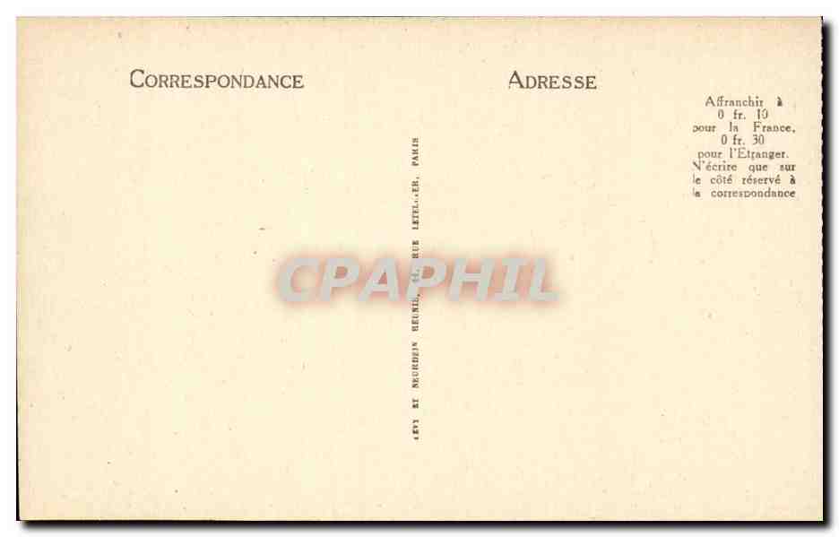 CPA Gavarnie Le cirque  — Verso