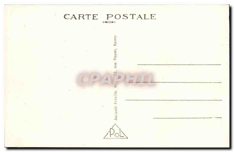 CPA les Monts de Champagne Mont Cornillet (militaria) — Back