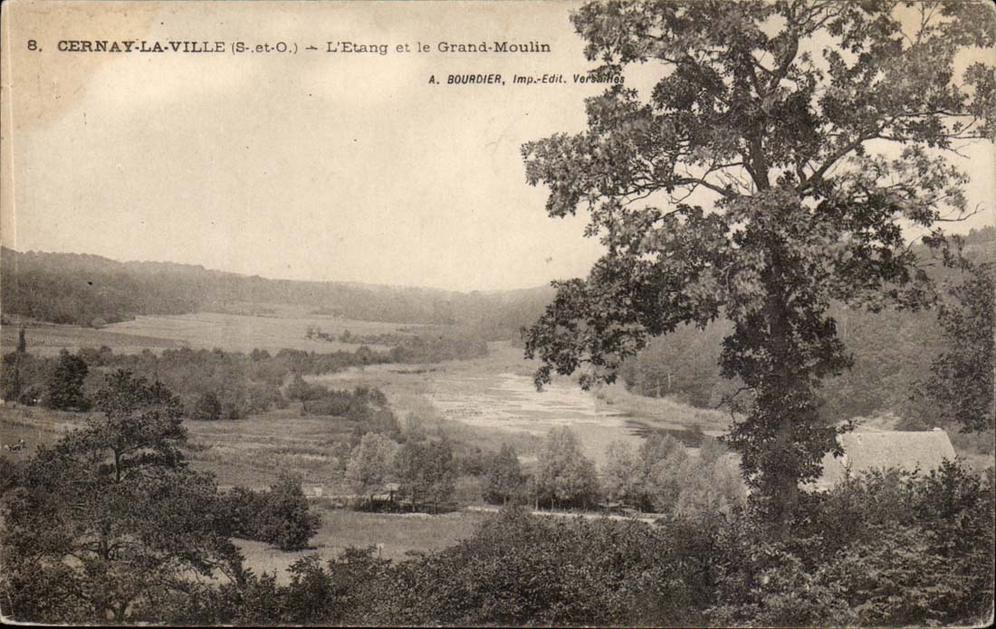 Cernay la Ville - L'Etang et la Grand Moulin - - CPA 