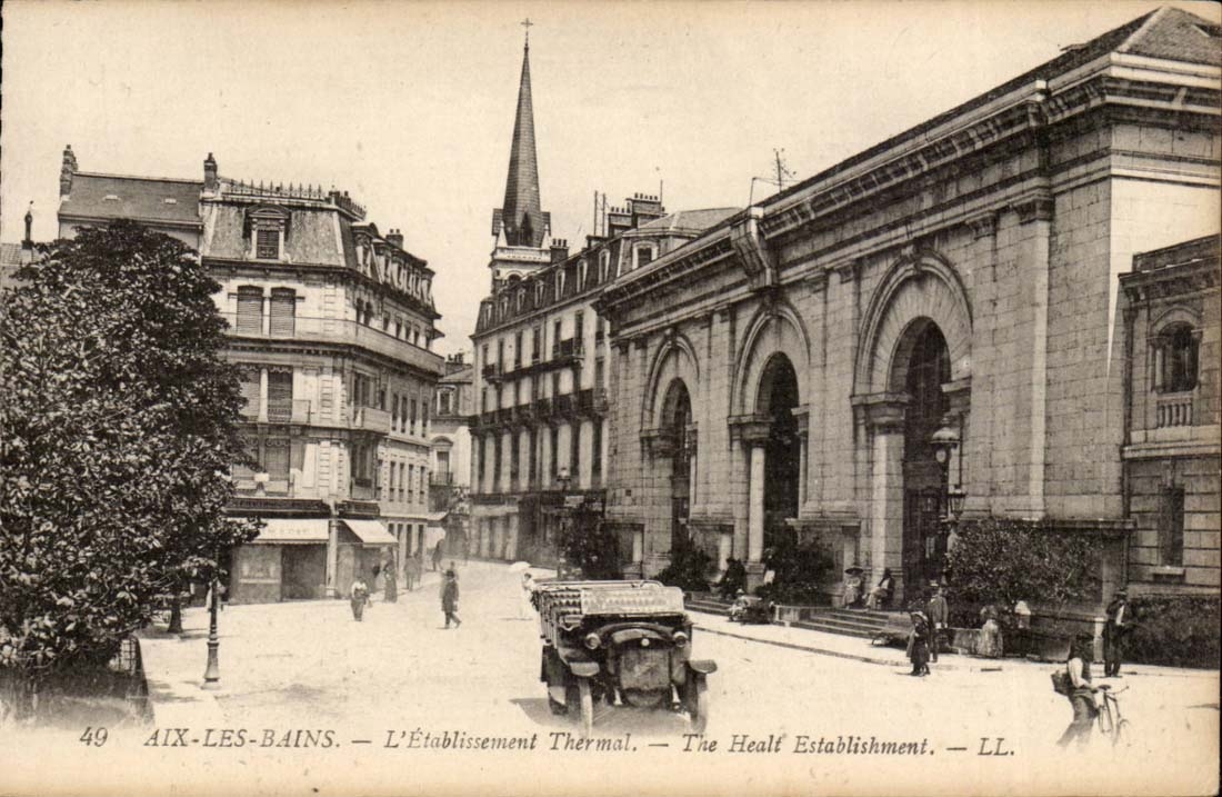 Aix les Bains - L'Etablissement Thermale - CPA 
