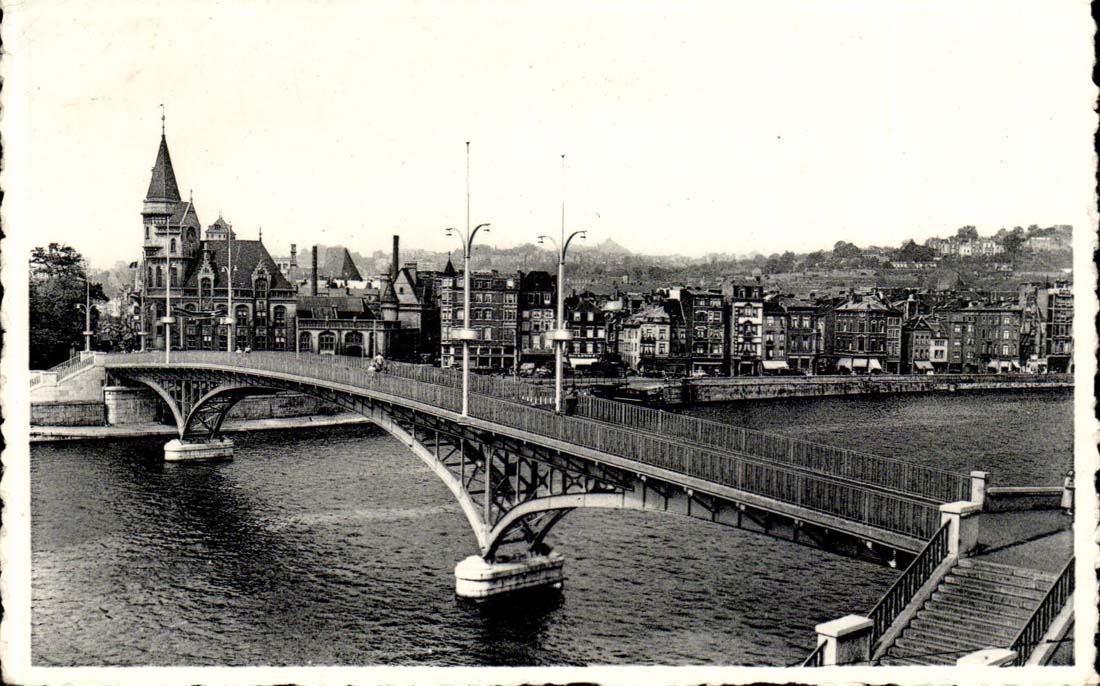 Liège — Pont de la Passerelle et Hôtel des Postes — En. Thill, Bruxelles, n° 22