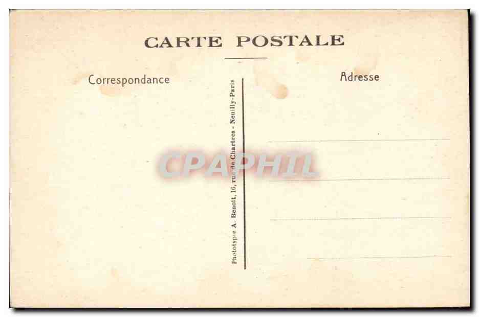 Beaujeu - Preventorium - La Statue de Saint Joseph - CPA  — Rückseite