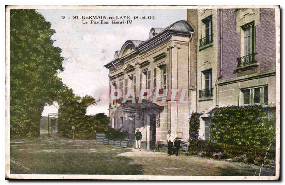 ST-GERMAIN-en-LAYE (S.-et-O.) — Das Pavillon Henri-IV — Verleger: Fabric. Éranc. Combier Cassany