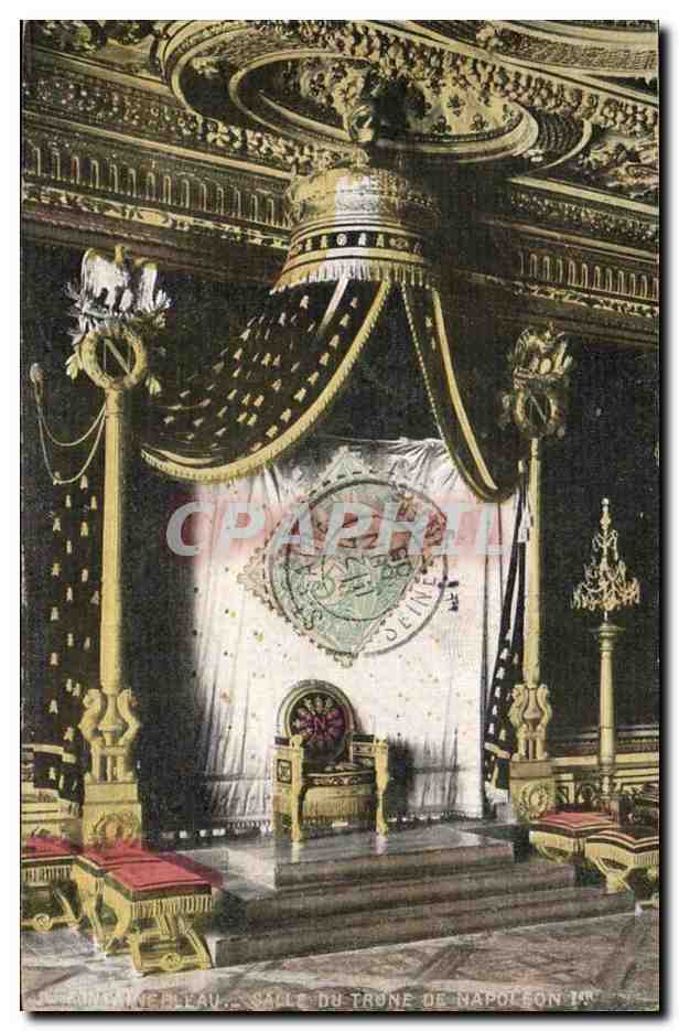 Thronsaal von Napoleon I — Museum Saint-Cloud — Verleger: J. M. Népelleau, Nr. 19