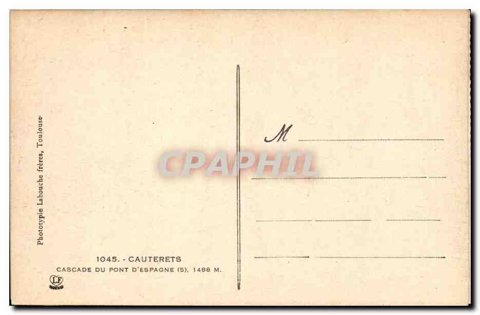 Luz - Vue Generale CPA  — Verso