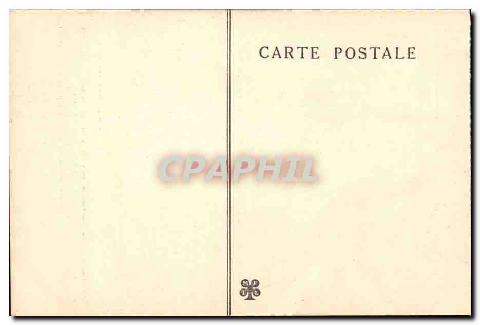 Lourdes - Portrait authentique de Bernadette CPA  — Verso