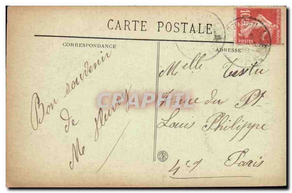 Bagnères-de-Bigorre — La Tour des Jacobins — BR 3369 — Verso