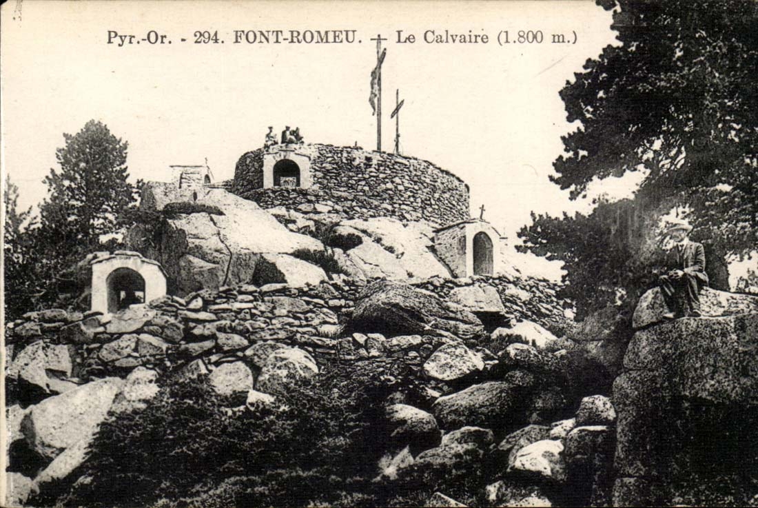 Font Romeo - Le Calvaire CPA 