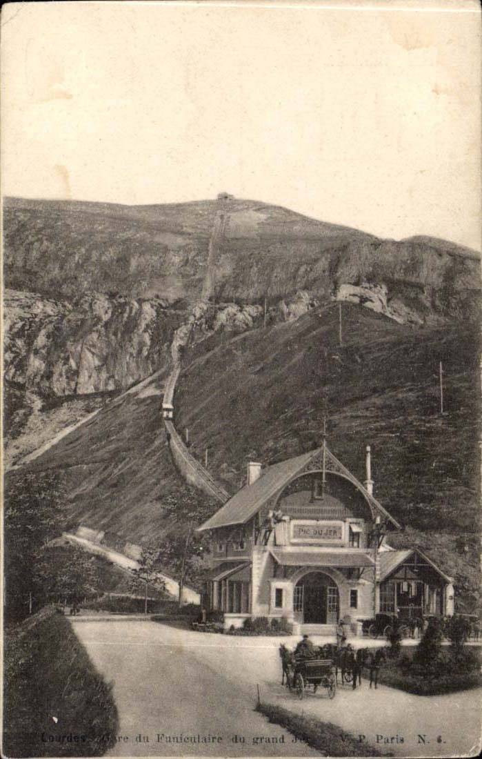 Lourdes - Funiculaire CPA 