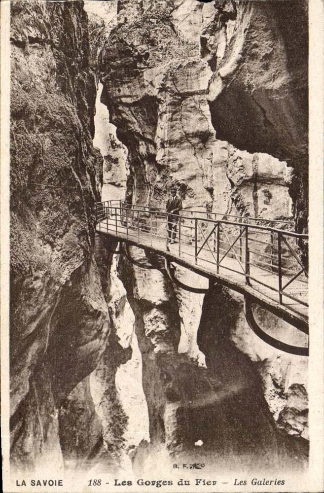 Les Gorges du Fier — Les Galeries — B. F. MEO — n°188