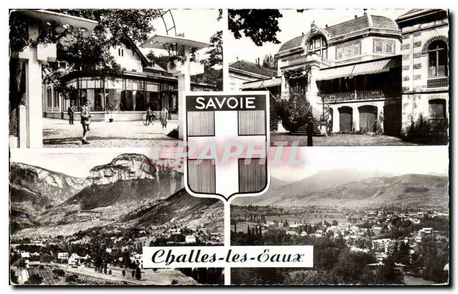 Challes les Eaux - Souvenir CPA 
