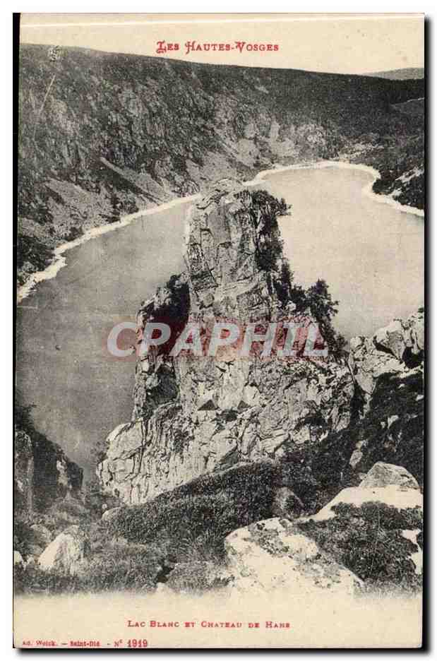 Les Hautes Vosages - Lac Banc et chateau de Hane - CPA 
