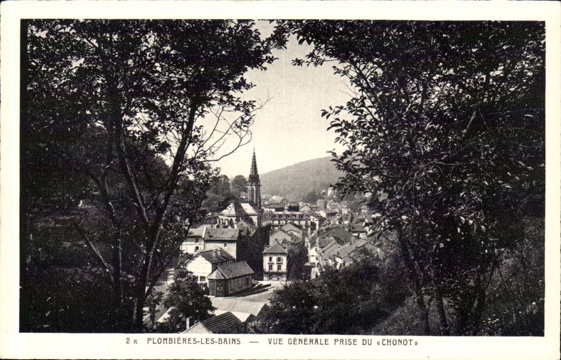 Plombieres les Bains - Vue Generale prise du Chonot - CPA 