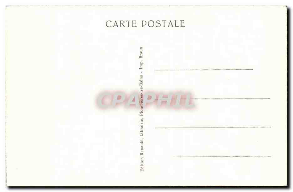 Plombieres les Bains - Vue Generale prise du Chonot - CPA  — Verso