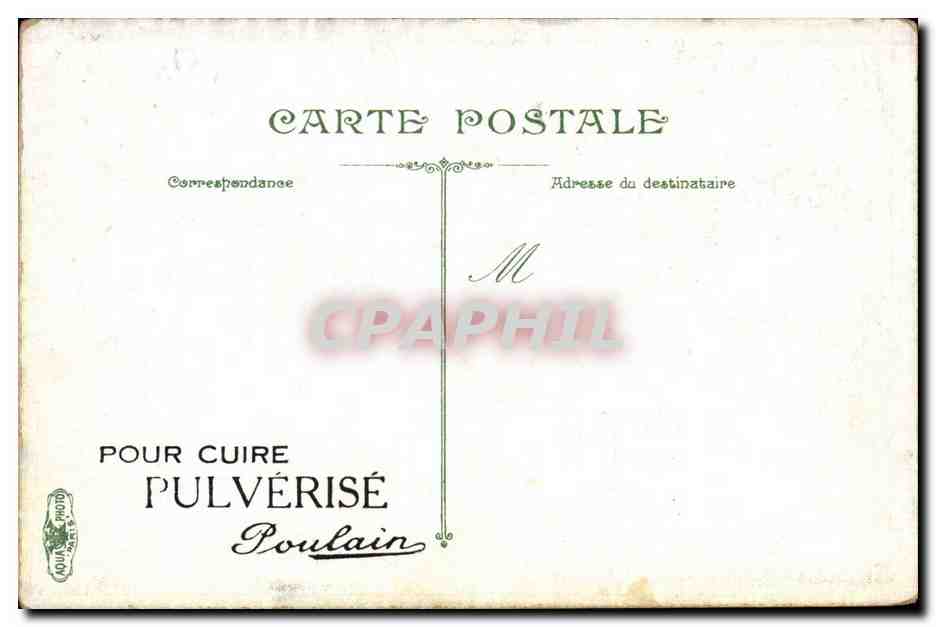 Arbres et Arc - CPA  — Verso