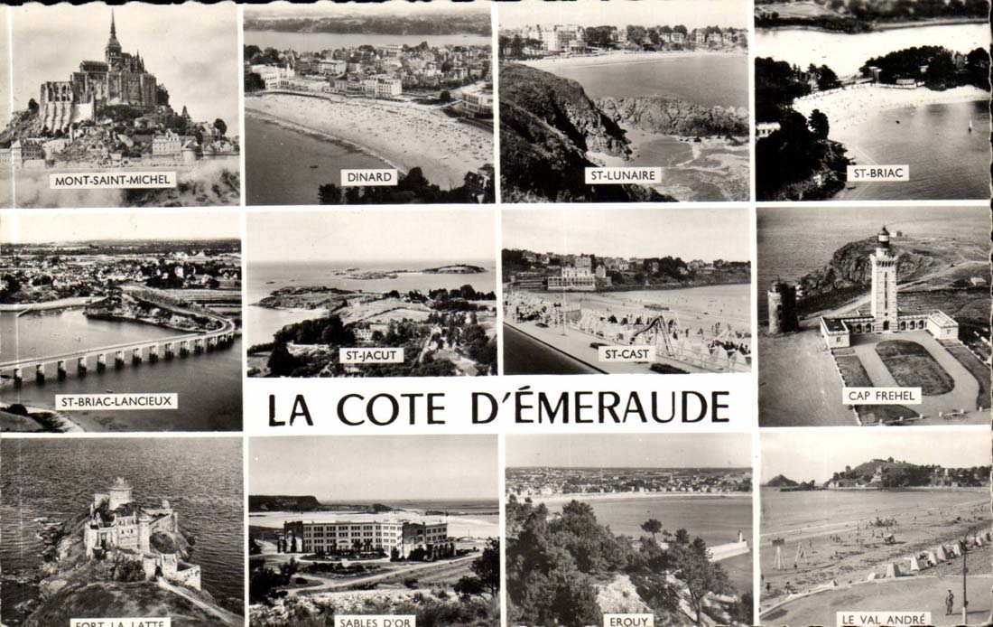 La Cote Emeraude - Souvenir - CPA 