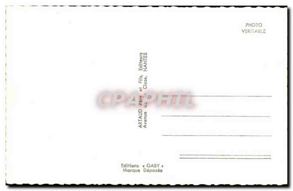 La Cote Emeraude - Souvenir - CPA  — Verso