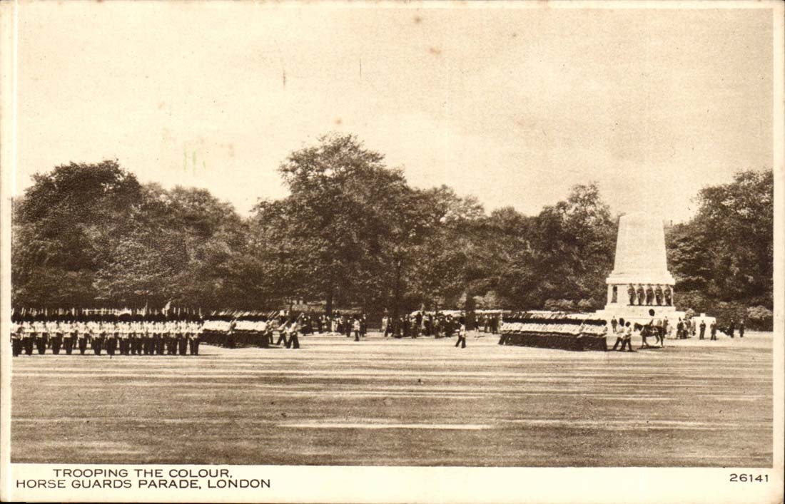 Angleterre - England - London - Trooping the Guards - Horse Guards Parade - CPA 