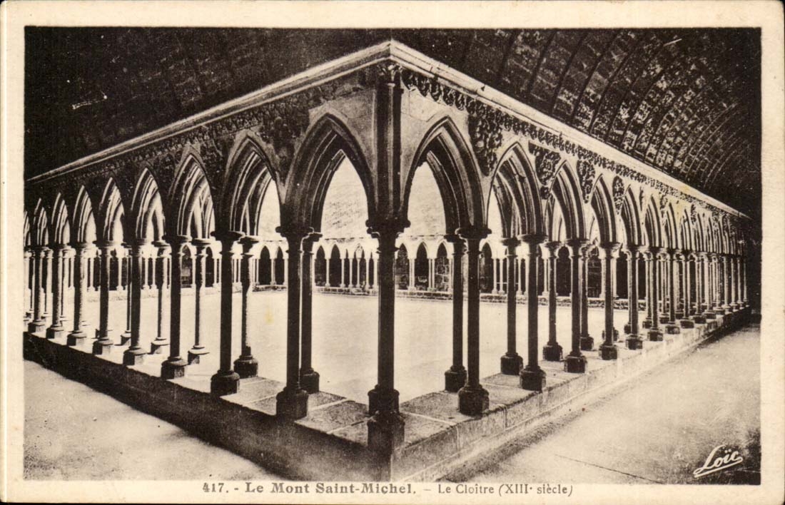 Le Mont Saint Michel - Le Cloitre - CPA 