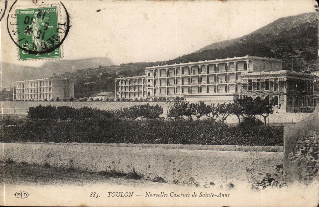 Toulon — Nouvelles Casernes de Sainte-Anne — Éditeur ELD, n° 885