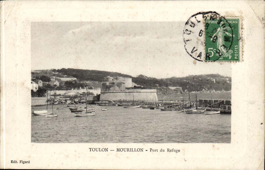 Toulon — Mourillon — Port du Refuge — Edit. Figard
