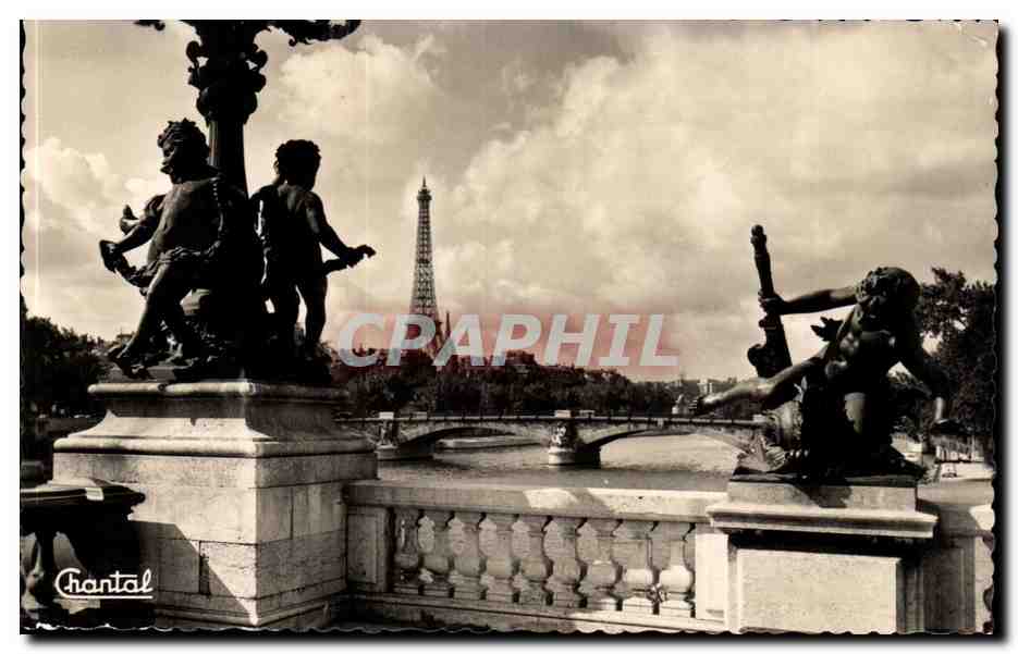 Paris 7 - Vue du Pont Alexandre III - CPA 