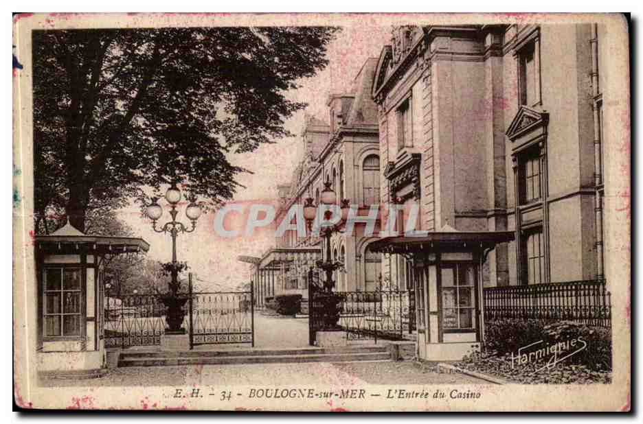 Boulogne-sur-Mer — L'Entrée du Casino — Harmonies