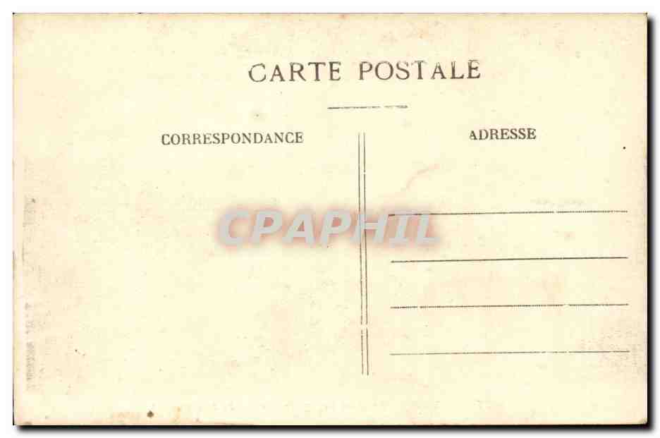 Lyon CPA Le pont Lafayette (tramways) — Verso
