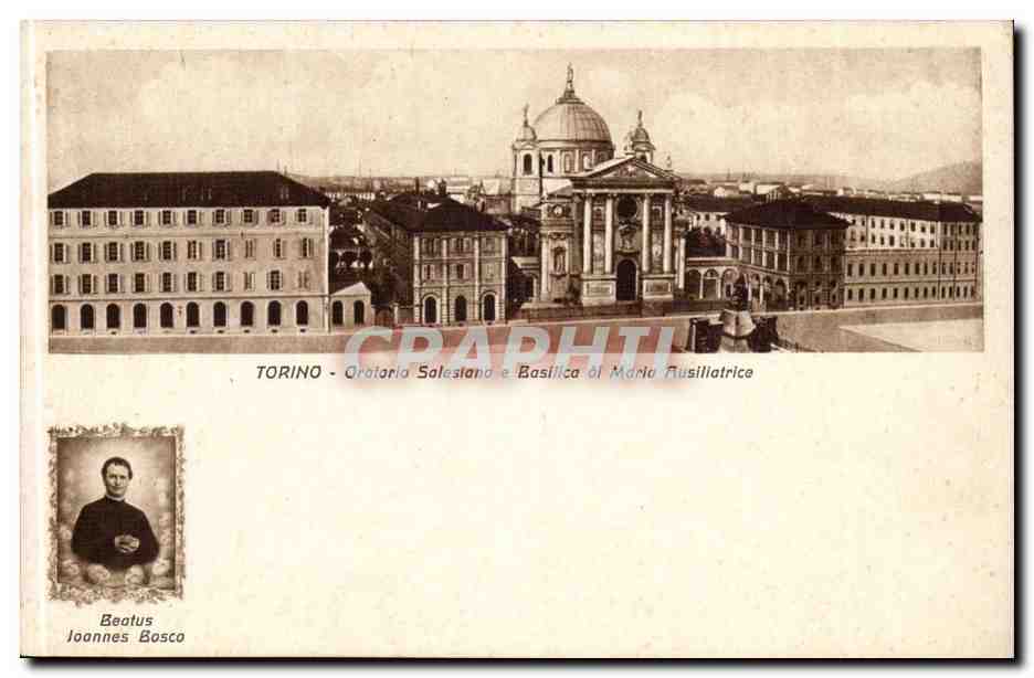 italie italie Torino Turin CPA Oratorio Satasioano e Basilica di maria Ausiliatrice (Beatus Ioannes Bosco)