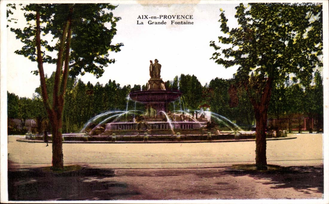 AIX-en-PROVENCE — Die Große Fontäne — Fabric. Combiet