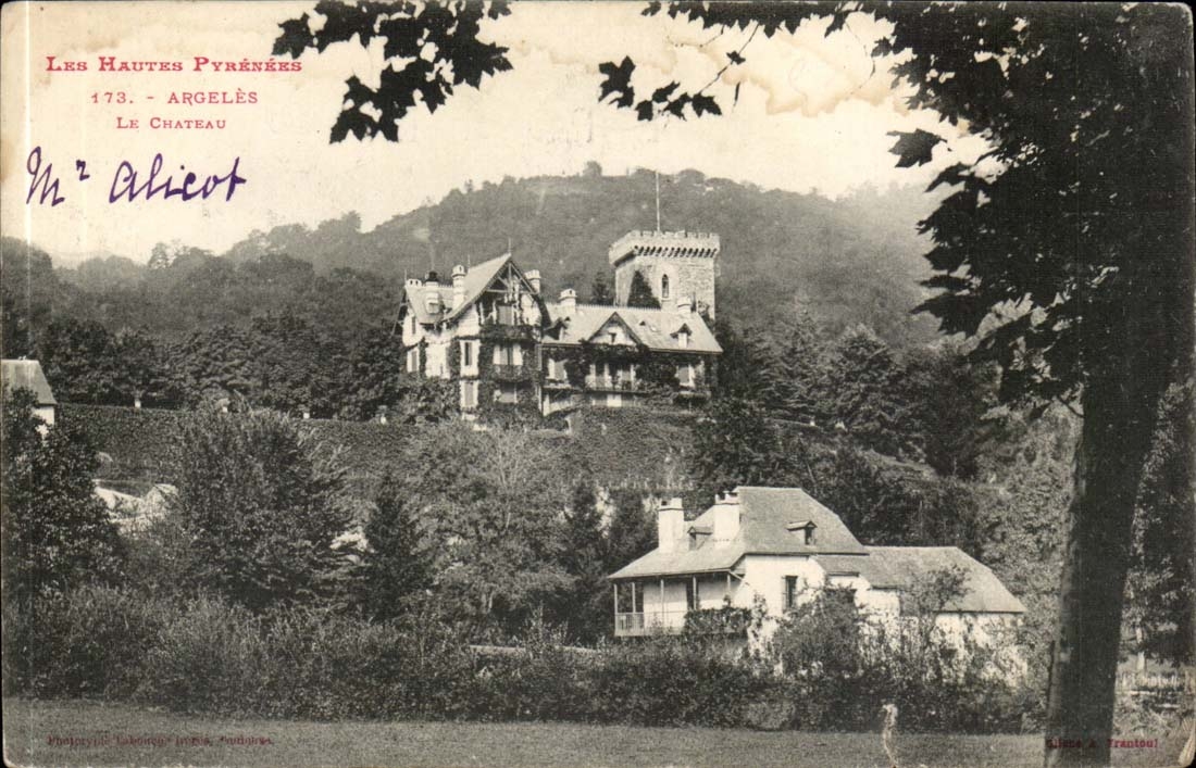 Argeles CPA Le chateau