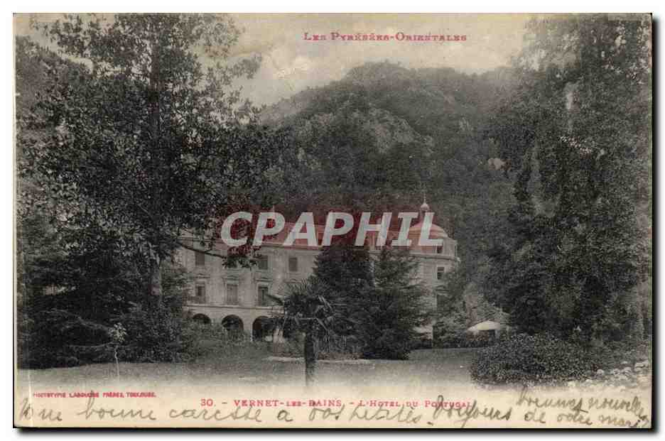 VErnet les Bains CPA L'hotel du Portugal