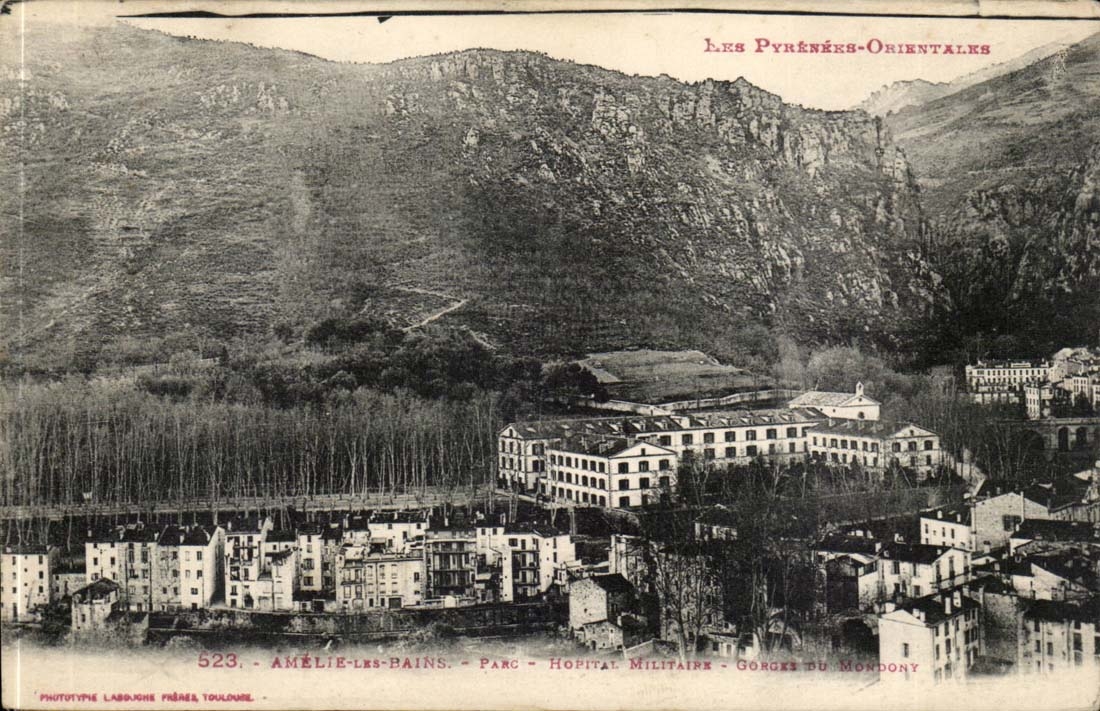 Amelie les Bains CPa Parc Hopital militaire Gorges du Mondony
