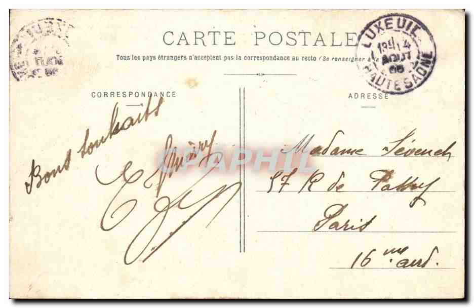 L'Établissement Thermal et le Parc à Luxeuil-les-Bains — La Haute-Saône pittoresque — R.O.F. — Reverso