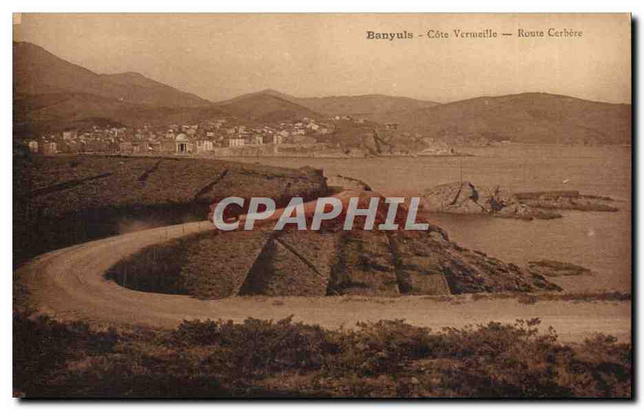 Banyuls CPA Cote Vermeille Route Cerbere