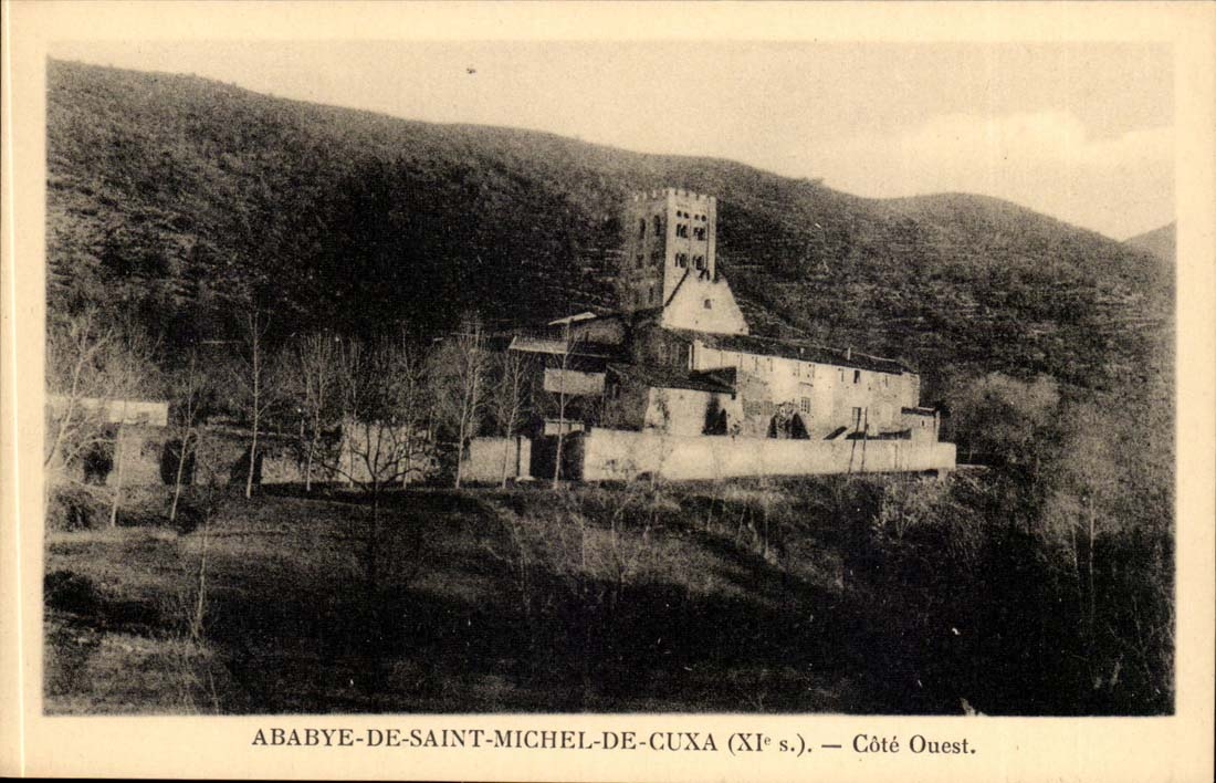 CPA Abbaye de Saint Michel de Cuxa Cote Ouest