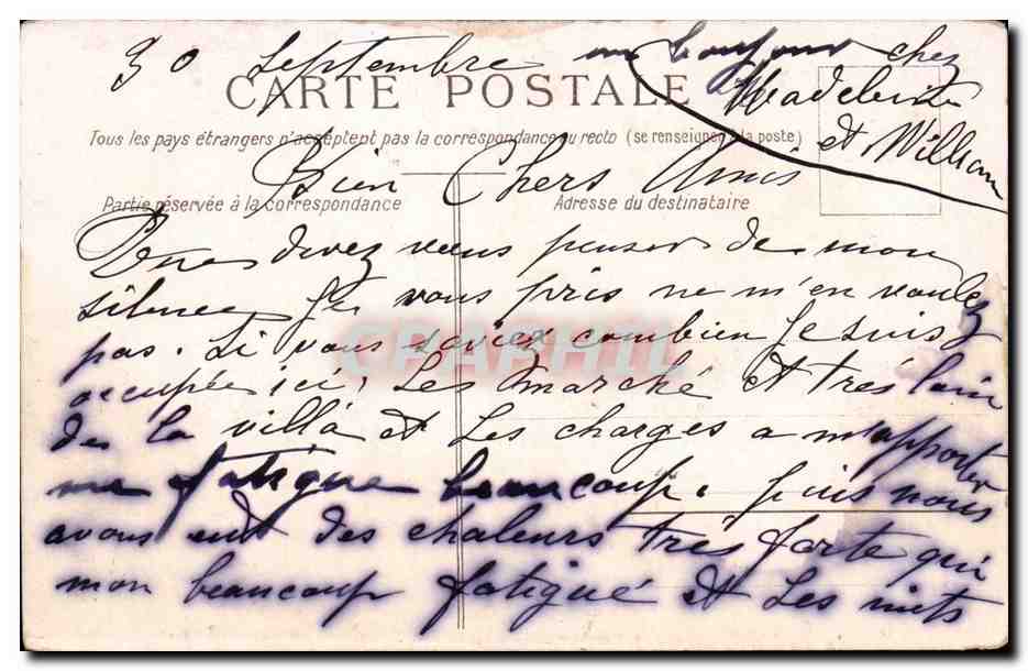 Biarritz CPA Etablissement des Bains salins — Verso