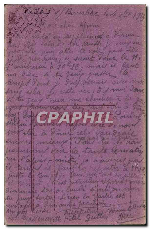 CPA FAntaisie Enfant Jeune fille — Rückseite