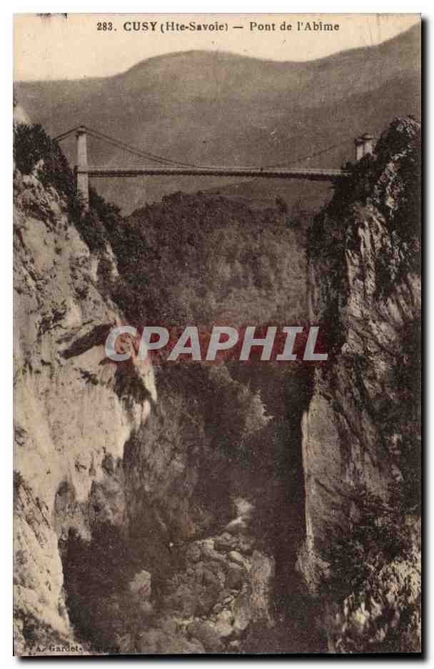 Cusy (Haute-Savoie) — Pont de l'Abîme — Az Gardet, n°283