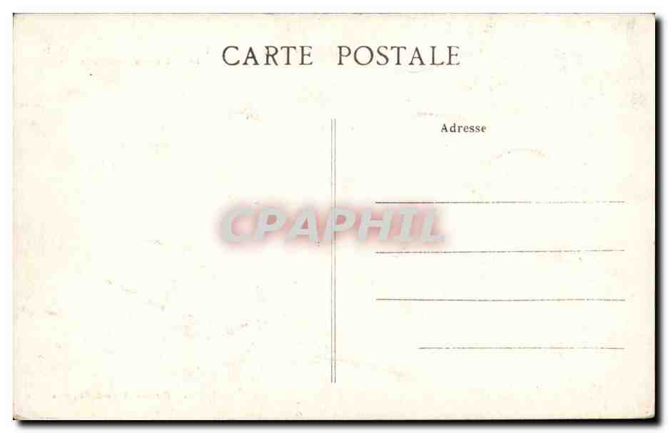 Sens CPA La tour de pierres de la cathedrale — Rückseite