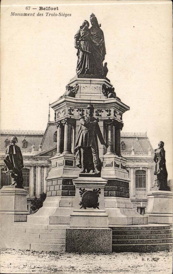 Belfort CPA Monument des TRois sieges