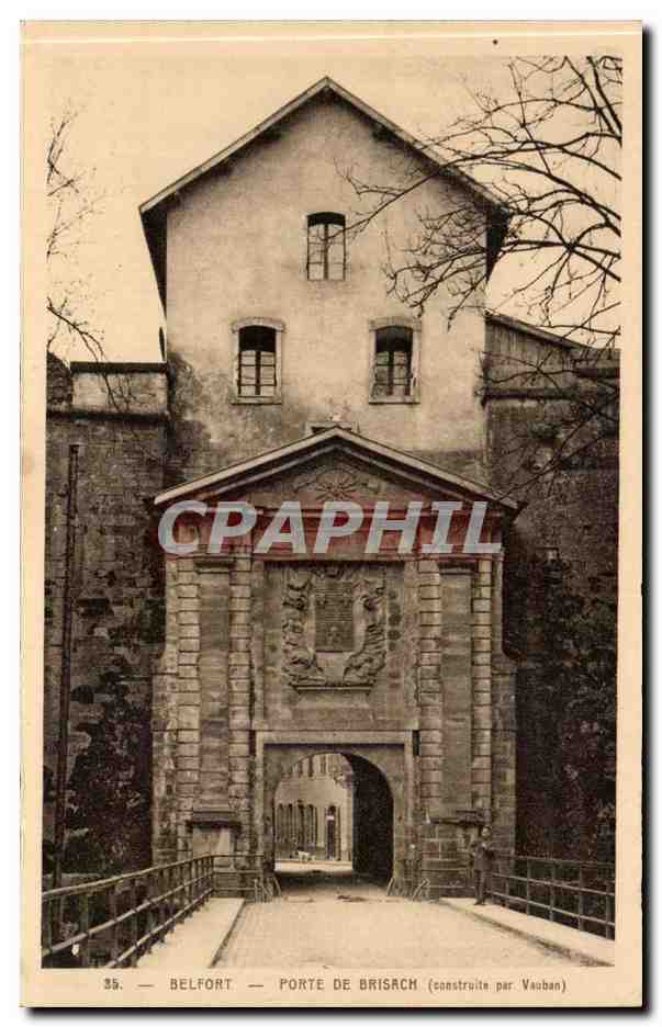 Belfort CPA Porte de Brisach (construite par Vauban)