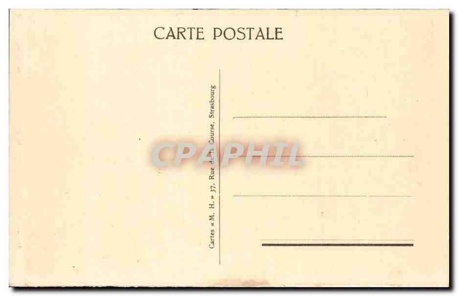 Belfort CPA Porte de Brisach (construite par Vauban) — Verso