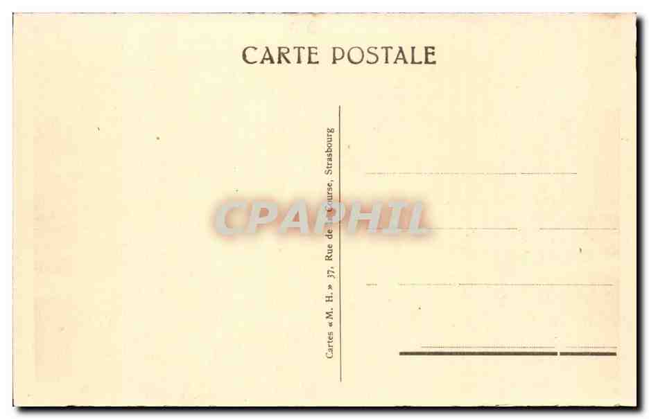 Belfort CPA Le pont Carnot sur la SAvoureuse et la place Corbis — Verso