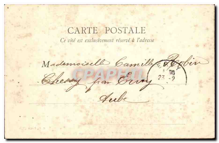 Tonnerre CPA Ancien Hotel Dieu La mise au tombeau — Rückseite